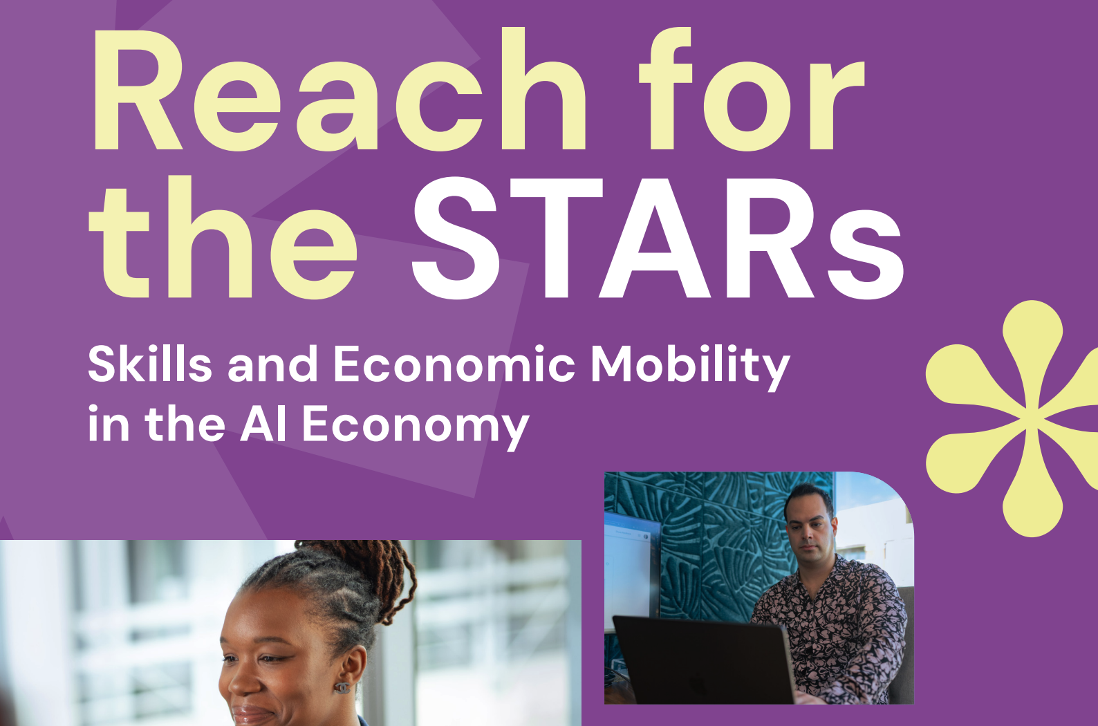 Collage of workers at their jobs from the Reach for the STARs 2026 report