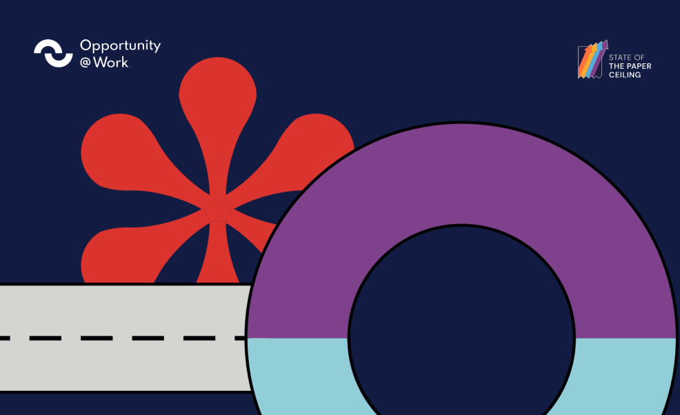 Illustration from the State of the Paper Ceiling 2026 report cover